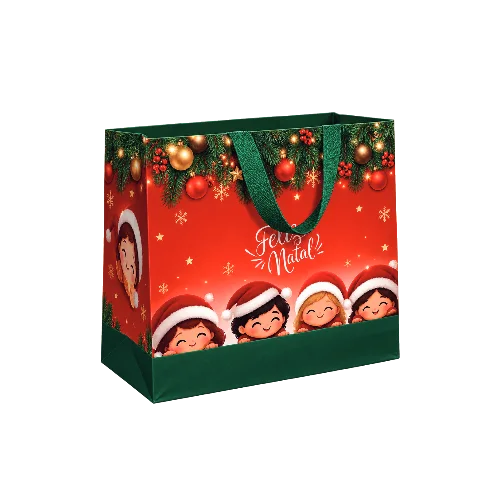 Ceia de Natal: embalagem natalina original do folder 2026