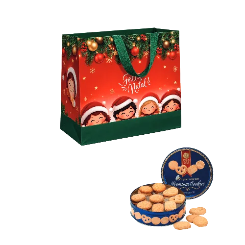 Luzes: embalagem natalina original do folder 2026
